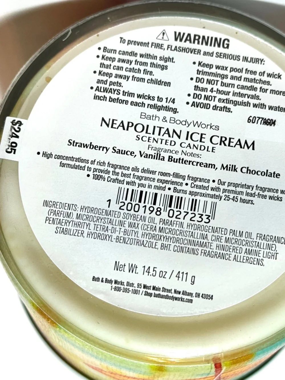 NEAPOLITAN ICE CREAM 3-Wick Candle